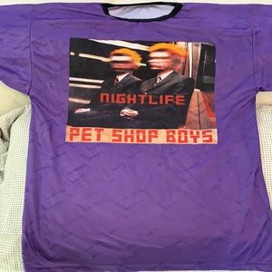 Pet Shop Boys concert jersey tee XL shirt - 2000